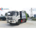 Type de luxe Dongfeng 180hp 12cbm Garbage Compacting Truck